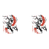 Scarlet Flame Sumi-e - Mug