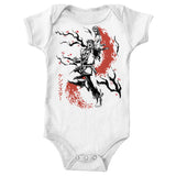 Scarlet Flame Sumi-e - Youth Apparel