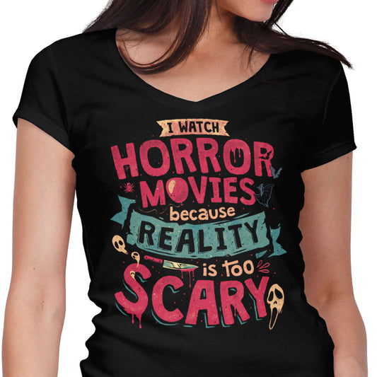 Scary Reality - Women's V-Neck