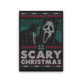 Scary Ugly Christmas - Canvas Print