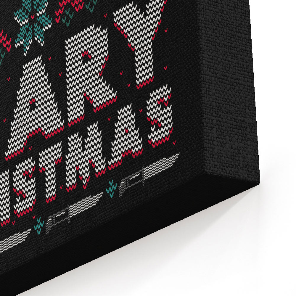 Scary Ugly Christmas - Canvas Print