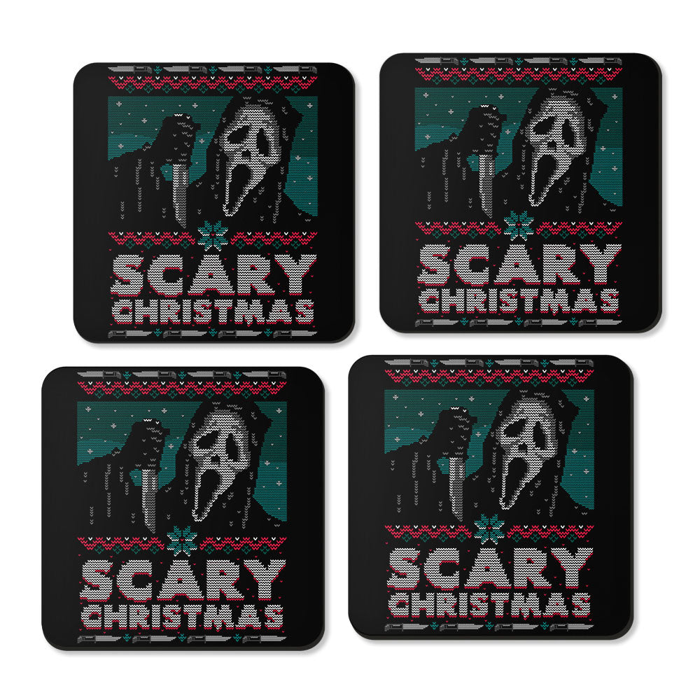 Scary Ugly Christmas - Coasters