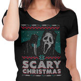 Scary Ugly Christmas - Women's V-Neck