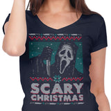 Scary Ugly Christmas - Women's V-Neck