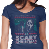 Scary Ugly Christmas - Women's V-Neck