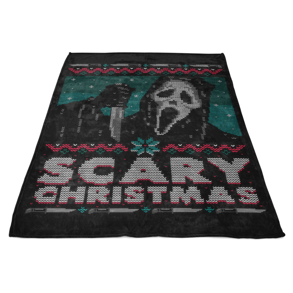 Scary Ugly Christmas - Fleece Blanket