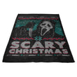 Scary Ugly Christmas - Fleece Blanket