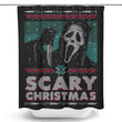 Scary Ugly Christmas - Shower Curtain