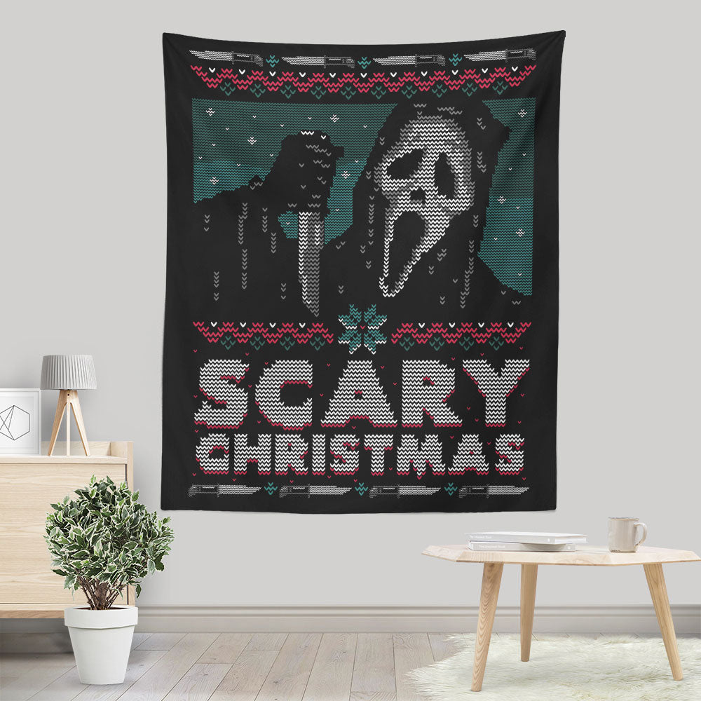 Scary Ugly Christmas - Wall Tapestry