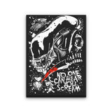 Screaming in Space - Canvas Print