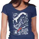 Screaming in Space - Women's V-Neck