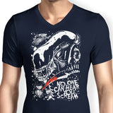 Screaming in Space - Men's V-Neck