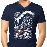 Screaming in Space - Men's V-Neck