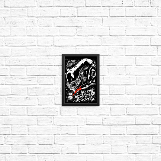 Screaming in Space - Posters & Prints