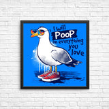 Seagull Love - Posters & Prints