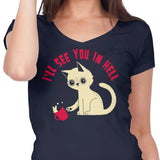 See You in Hell - Women's V-Neck