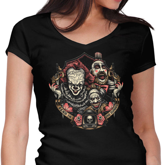 Send in the Clowns - Women's V-Neck