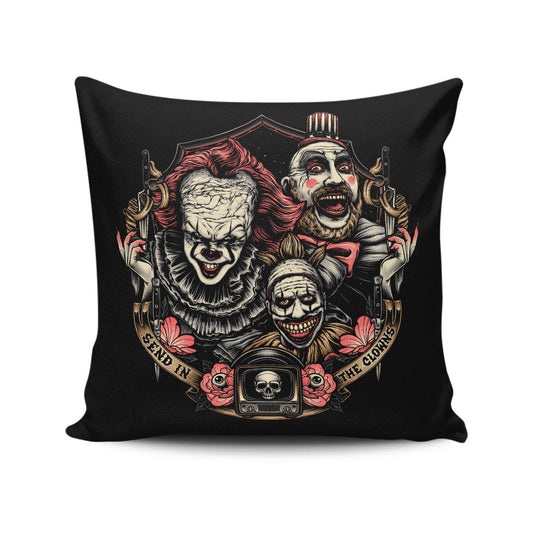 Send in the Clowns - Throw Pillow