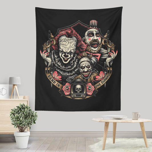 Send in the Clowns - Wall Tapestry