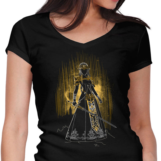 Shadow of the Wisdom - Women's V-Neck