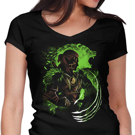 Shapeshifting Wood Elf - Women's V-Neck