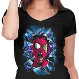Shattered Spider - Women's V-Neck