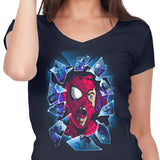 Shattered Spider - Women's V-Neck