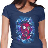 Shattered Spider - Women's V-Neck