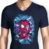 Shattered Spider - Men's V-Neck