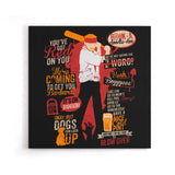 Shaun Quotes - Canvas Print