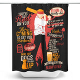 Shaun Quotes - Shower Curtain