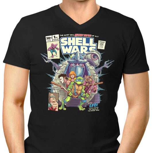 Shell Wars - Men's V-Neck