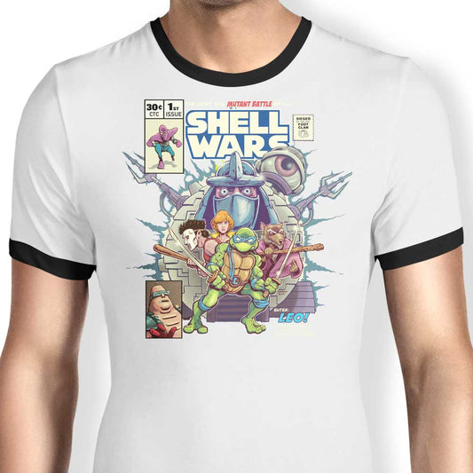 Shell Wars - Ringer T-Shirt