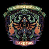 Shield and Sword - 3/4 Sleeve Raglan T-Shirt