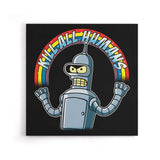 Shiny Metal Robot - Canvas Print