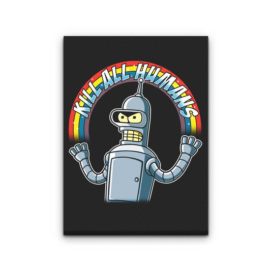 Shiny Metal Robot - Canvas Print
