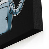 Shiny Metal Robot - Canvas Print
