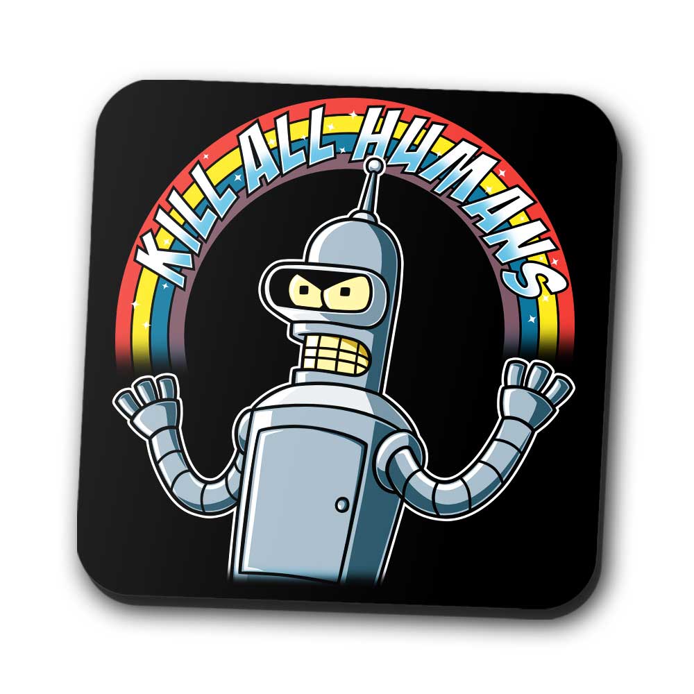 Shiny Metal Robot - Coasters