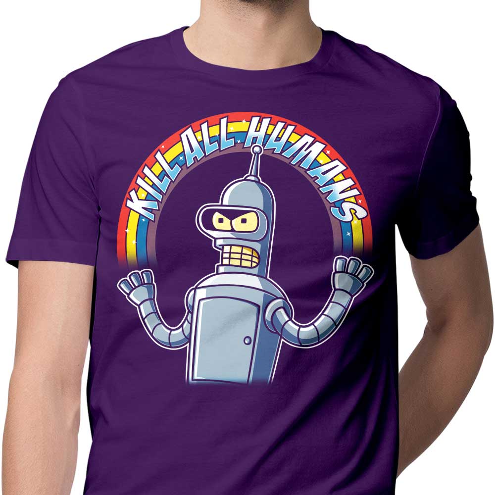 Shiny Metal Robot - Men's Apparel