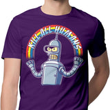 Shiny Metal Robot - Men's Apparel