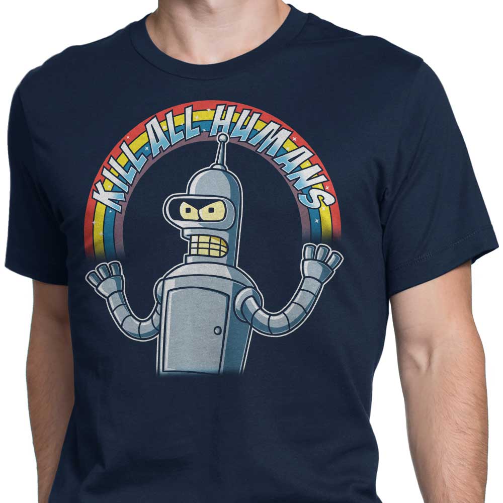 Shiny Metal Robot - Men's Apparel