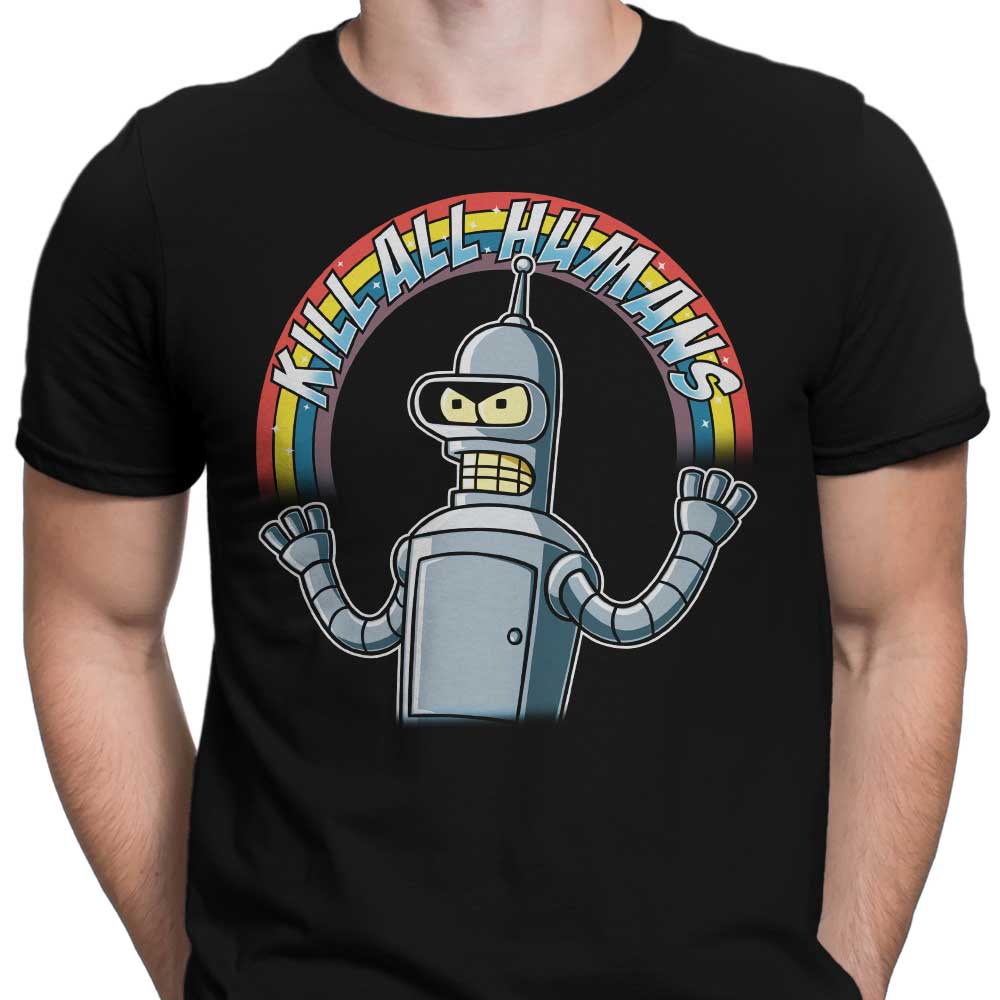 Shiny Metal Robot - Men's Apparel