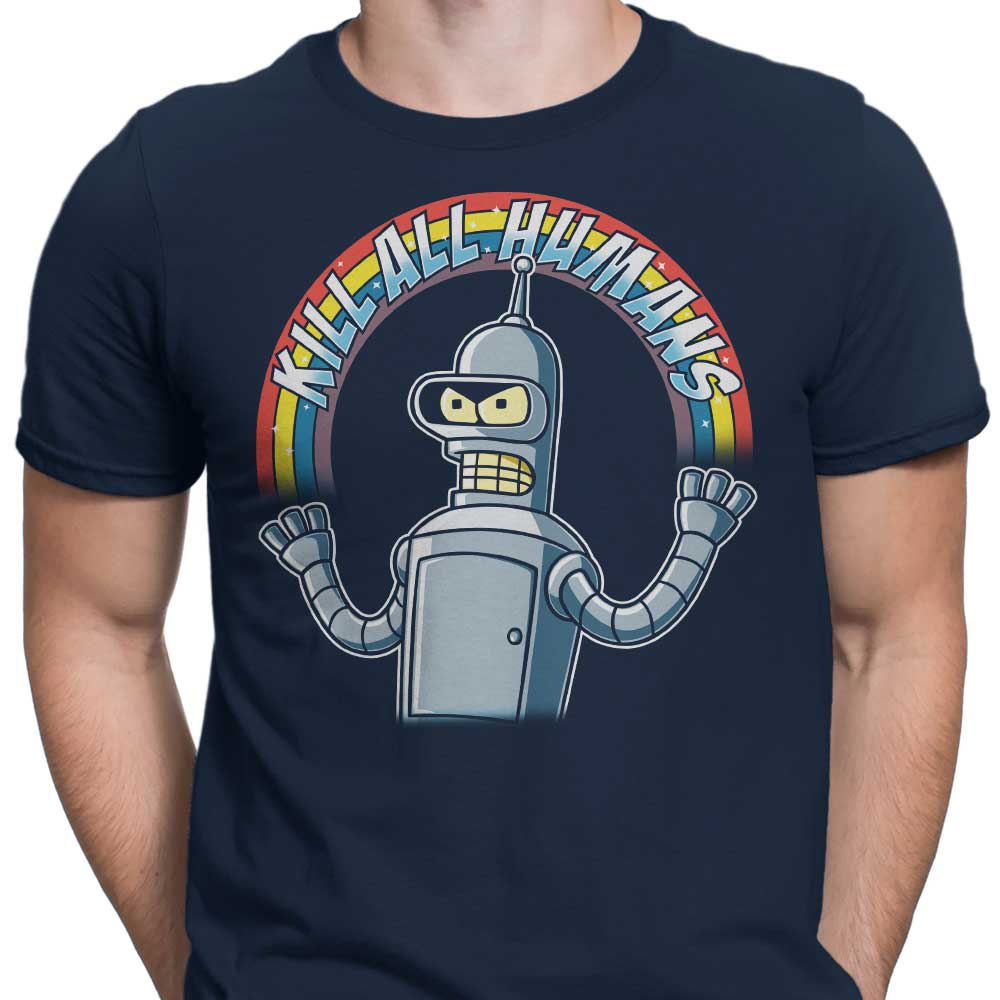 Shiny Metal Robot - Men's Apparel