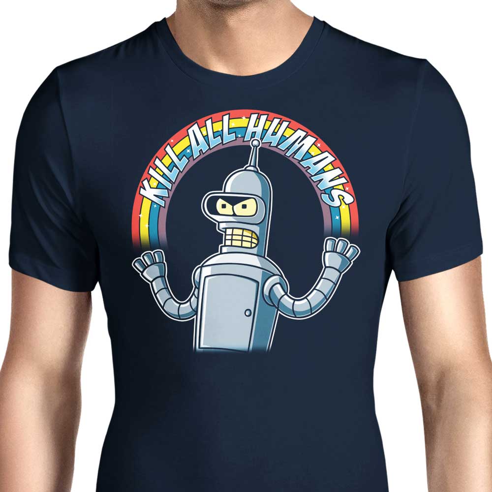 Shiny Metal Robot - Men's Apparel