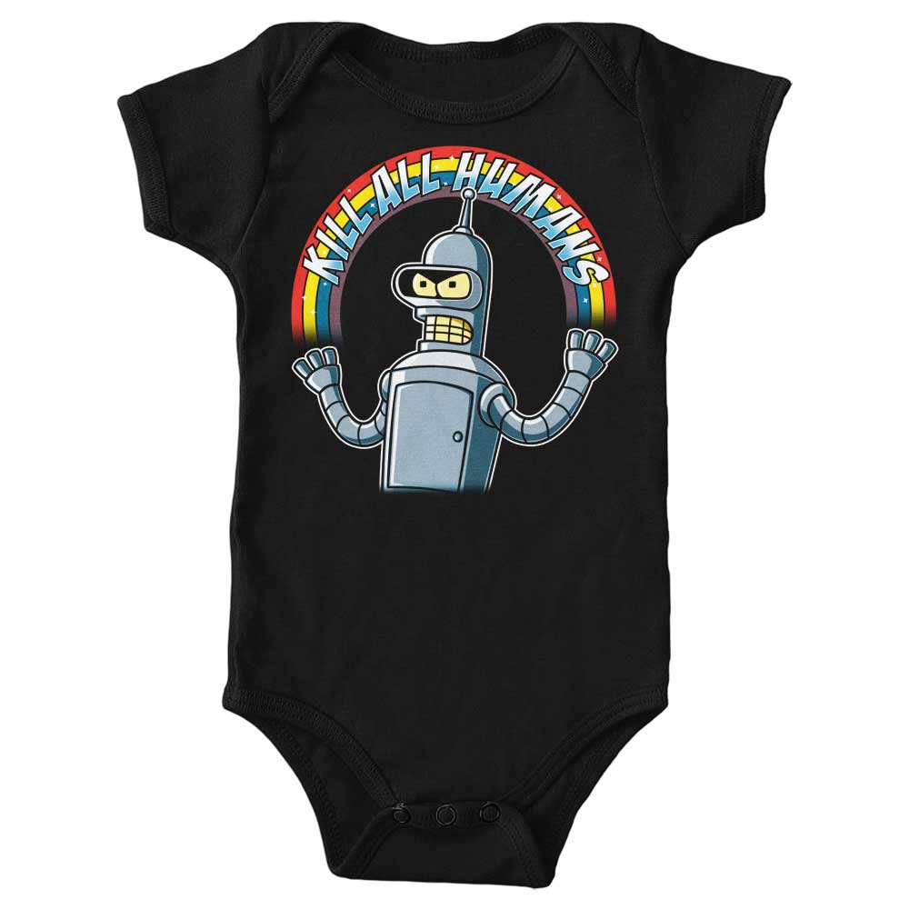 Shiny Metal Robot - Youth Apparel