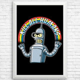 Shiny Metal Robot - Posters & Prints