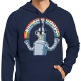 Shiny Metal Robot - Hoodie