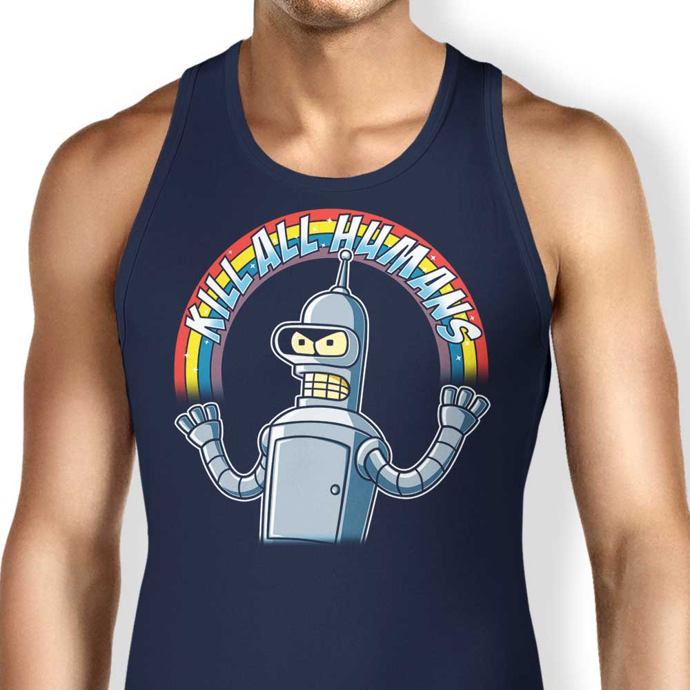Shiny Metal Robot - Tank Top
