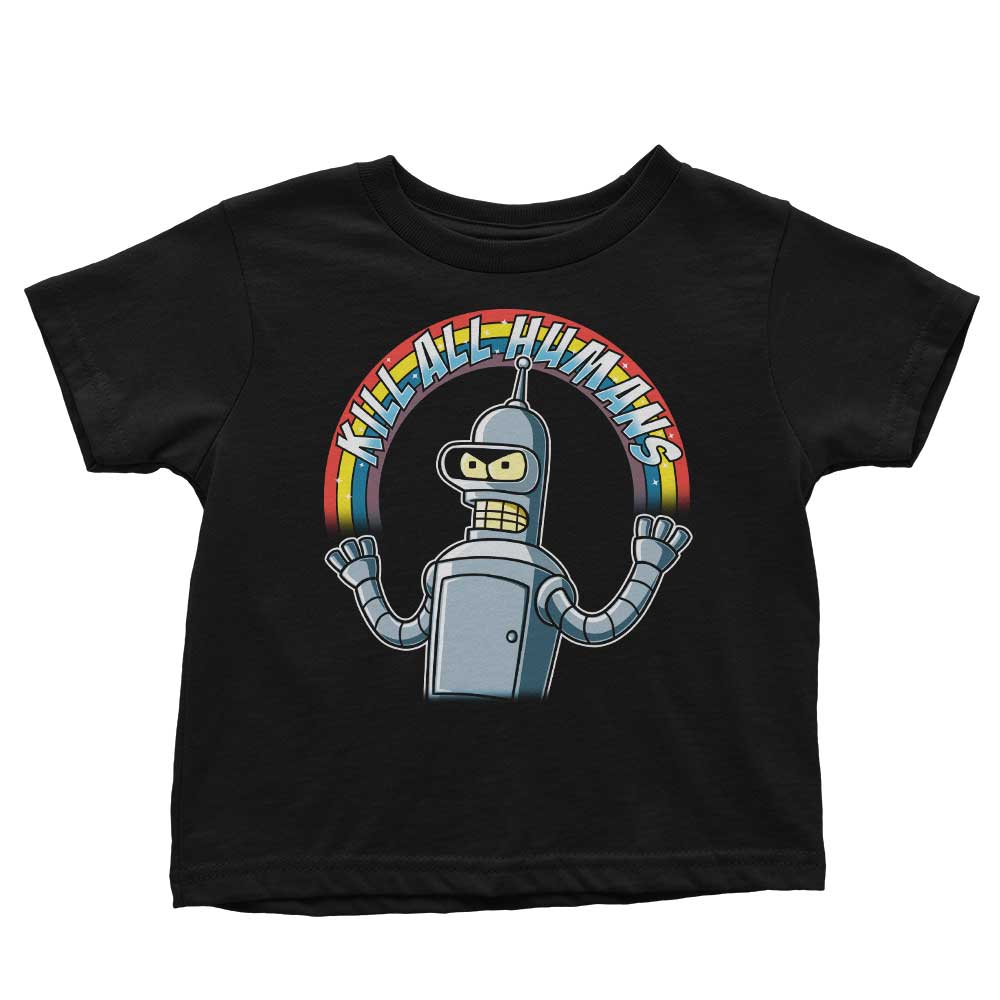Shiny Metal Robot - Youth Apparel