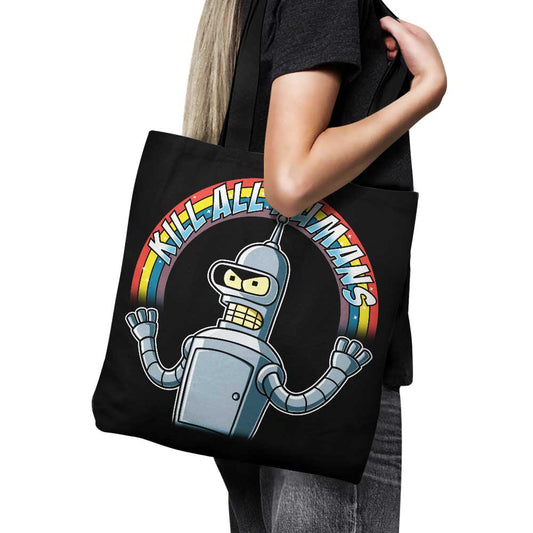 Shiny Metal Robot - Tote Bag